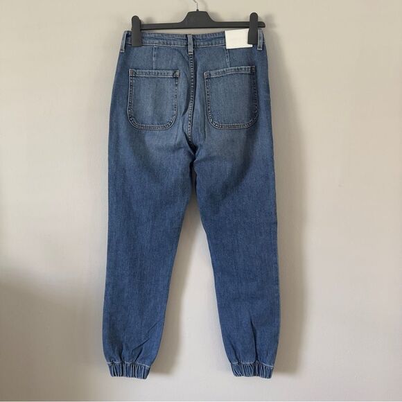 ⭕️ JONATHAN SIMKHAI Jeans Cropped Blue 28 - Picture 3 of 5